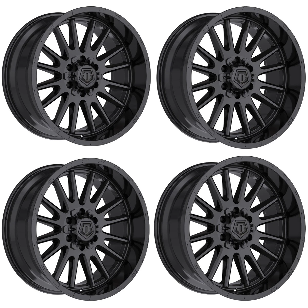 Set 4 TIS 567B gloss black truck wheel for sale at A2i Wheel & Tire