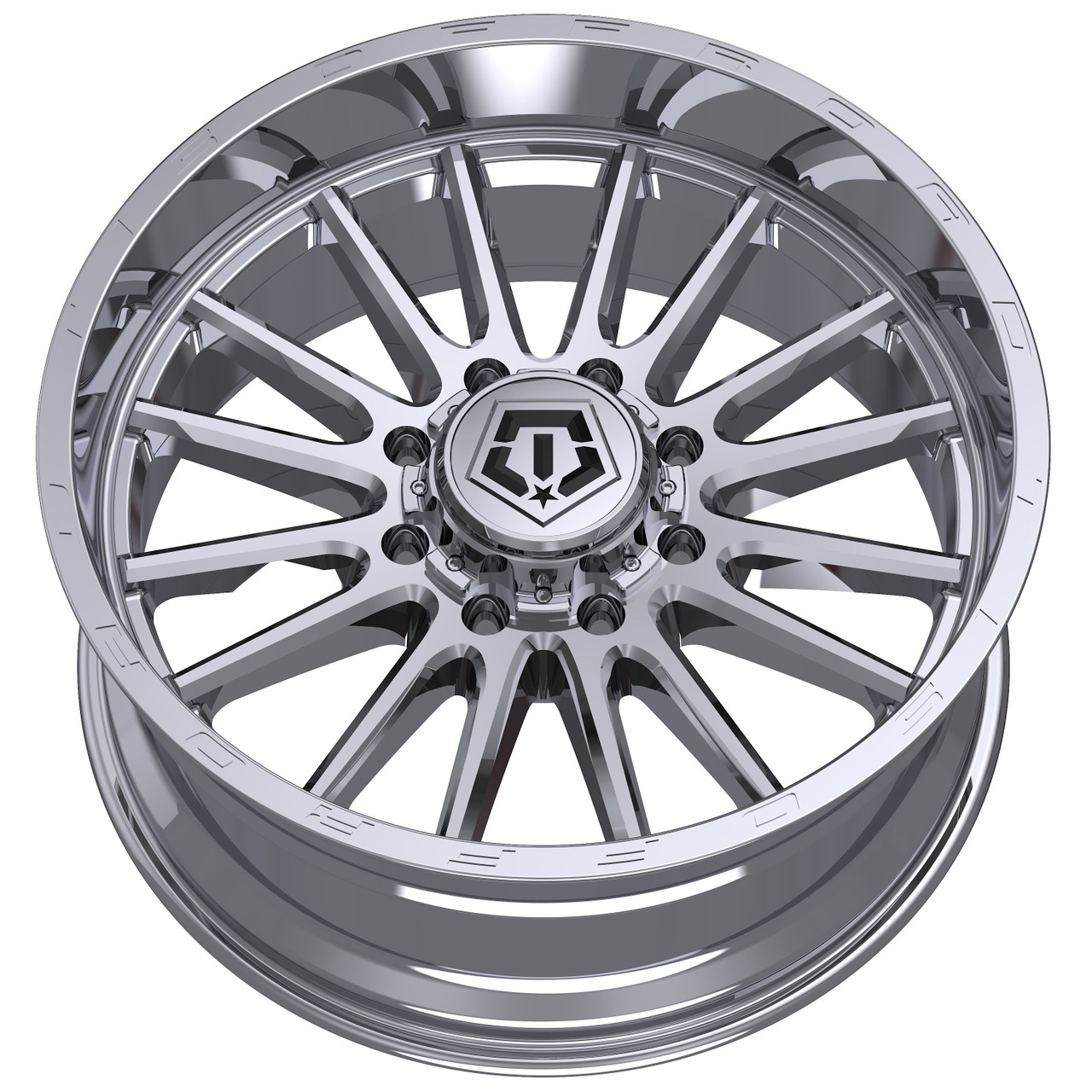 22" TIS 567C Chrome Plated Wheel 22x10 8x180 -19mm Offroad For Chevy GMC Rim