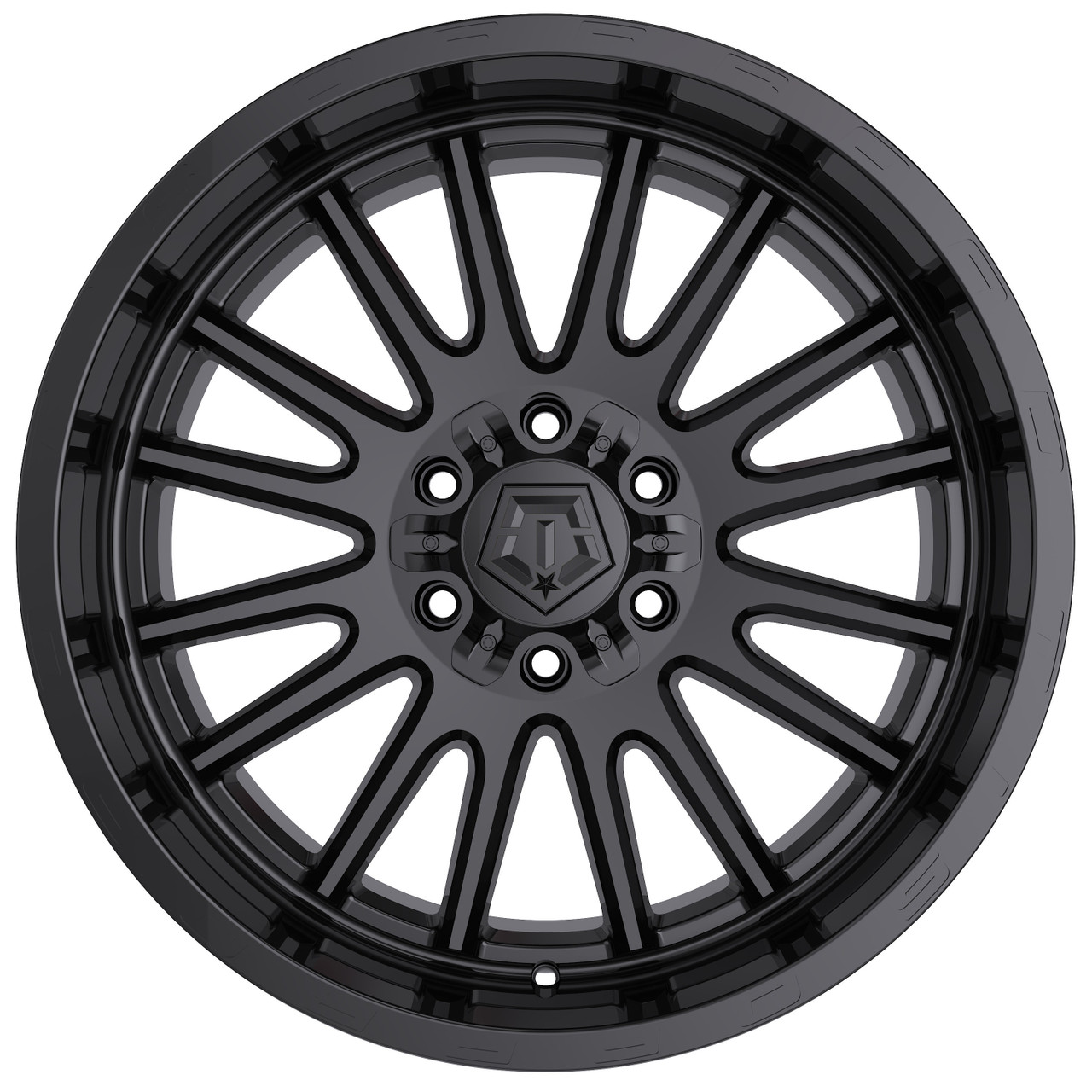 22" TIS 567B Gloss Black Wheel 22x12 8x170 -44mm Offroad For Ford F250 F350 Rim