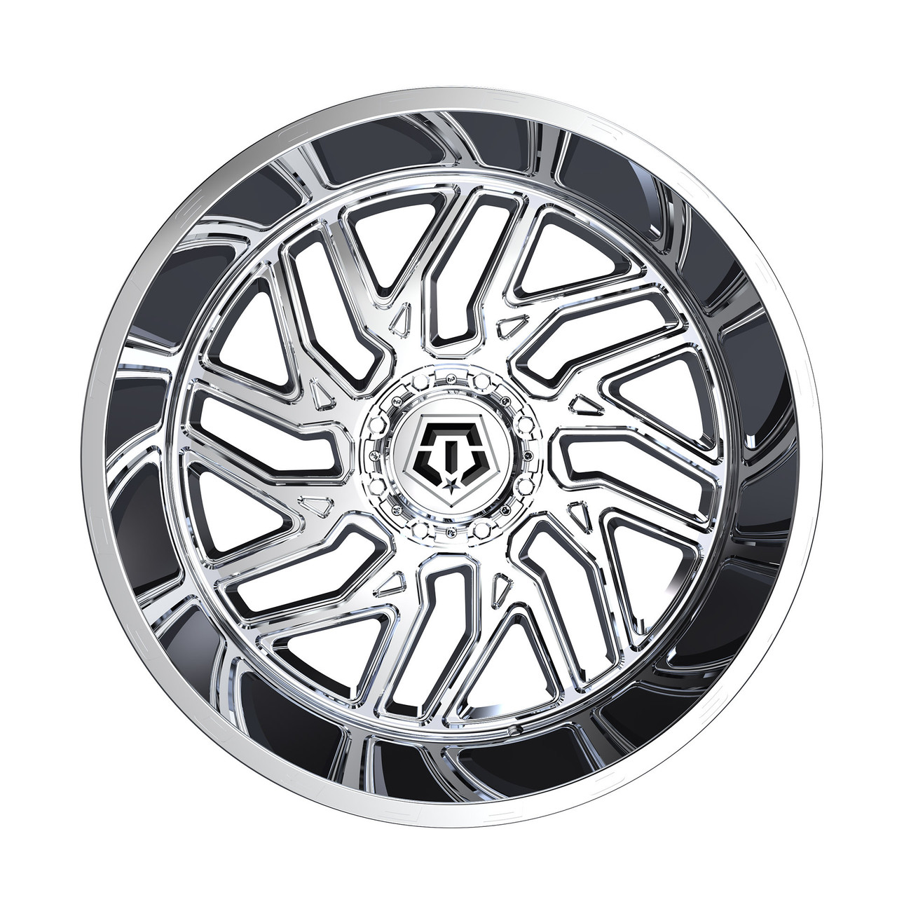 20" TIS 544C Chrome Plated 20x10 8x170 -25mm Offroad For Ford F250 F350 Rim