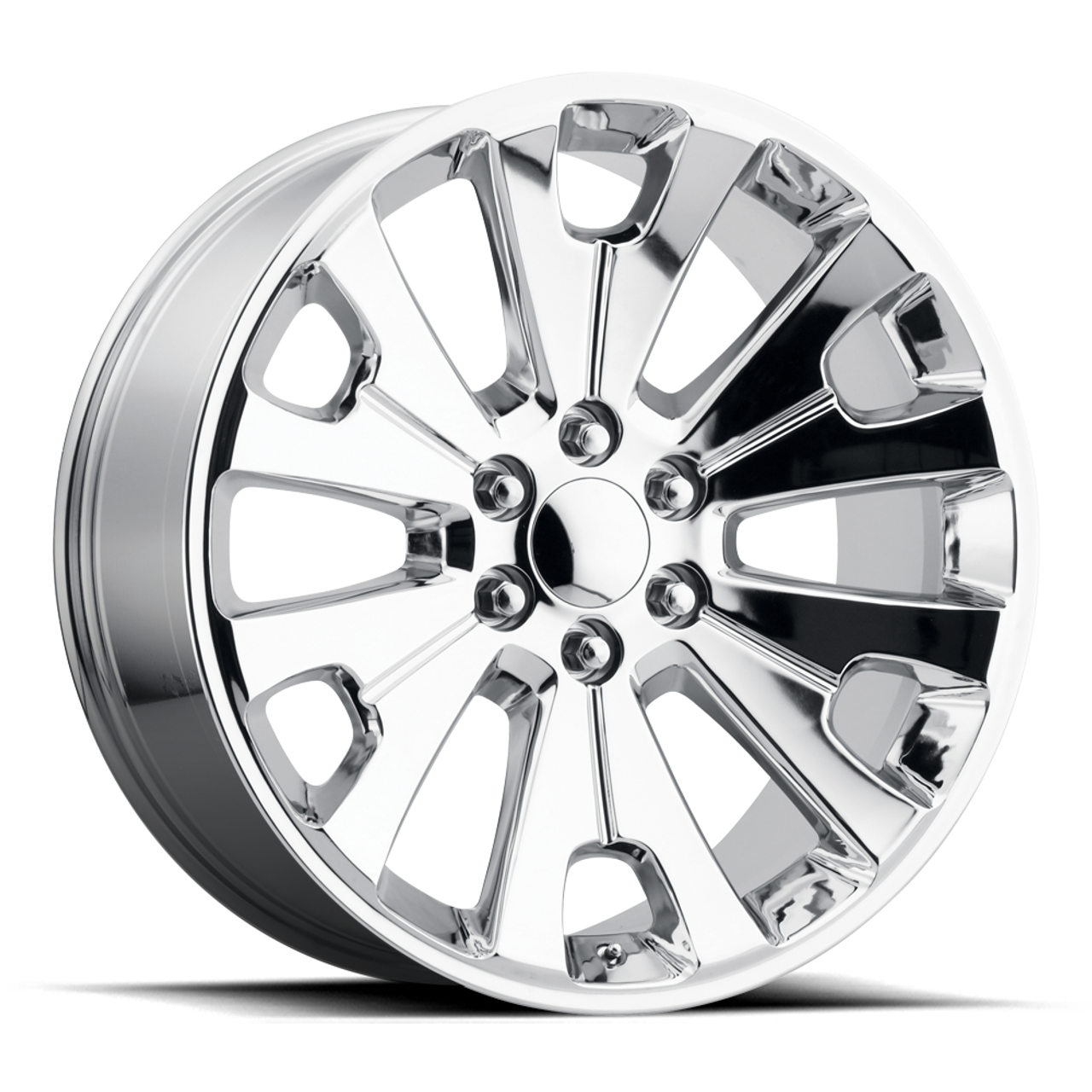 Set 4 Performance Replicas PR190 24x10 6x5.5 Chrome Wheels 24" 30mm Rims