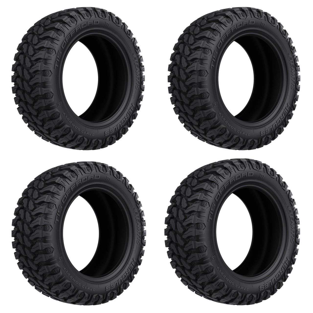 Set 4 LT285/75R16 TIS Offroad TT1 Tires Offroad 33.1" 126/123Q 2857516