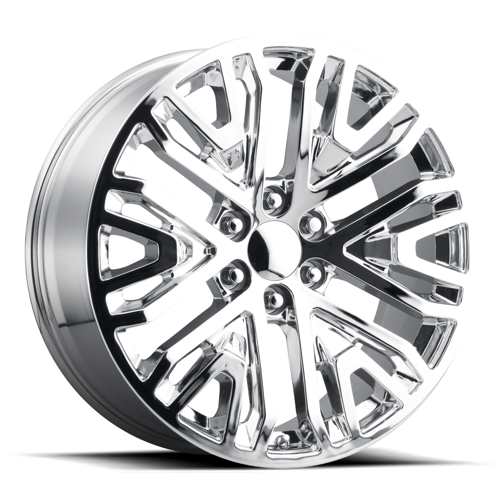 Set 4 Performance Replicas PR197 20x9 6x5.5 Chrome Wheels 20" 24mm Rims