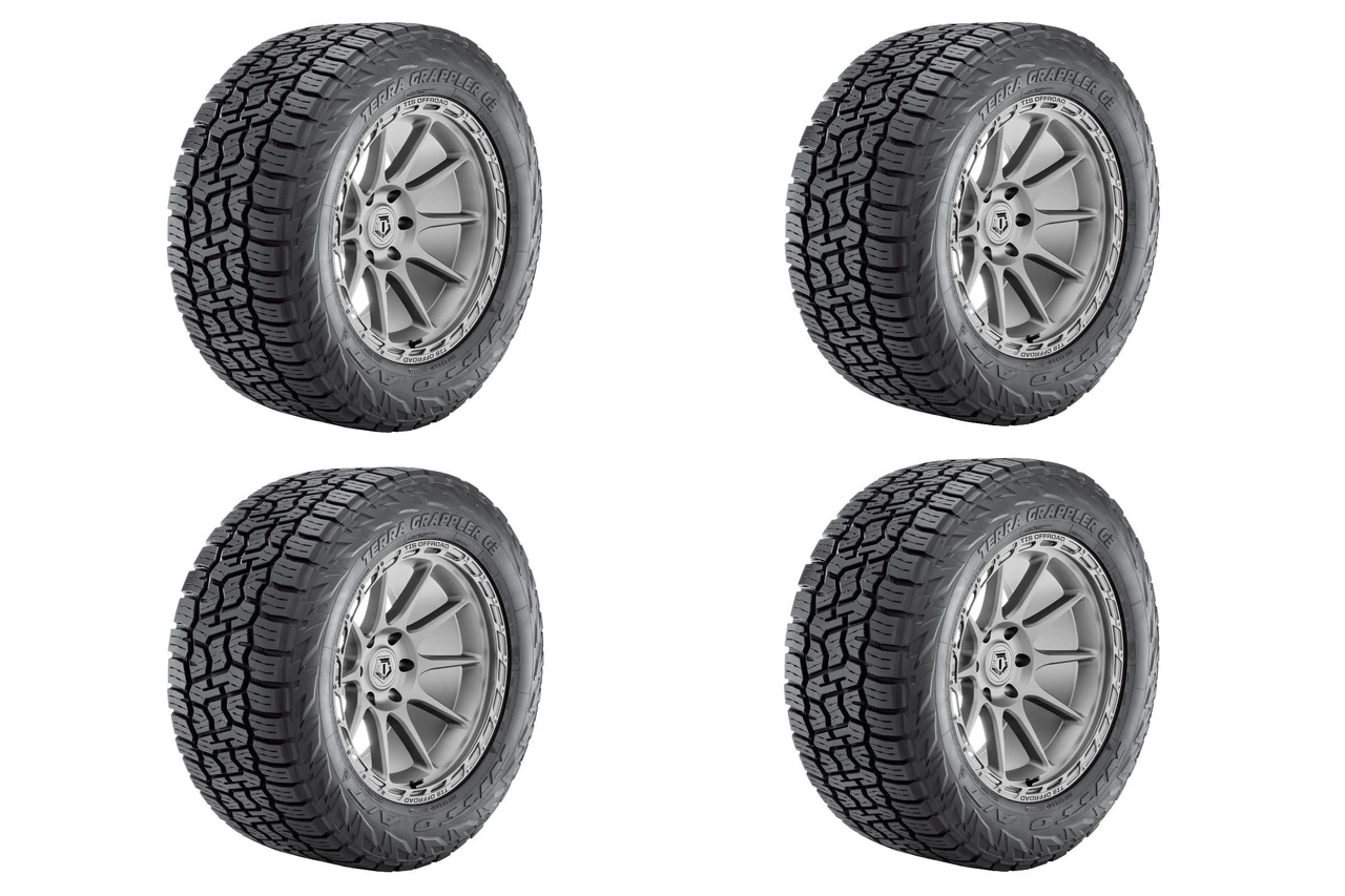 Nitto Terra Grappler G3 A/T all-terrain tire featuring rugged tread design for trucks, SUVs and off-road builds, available at A2i Wheel & Tire
