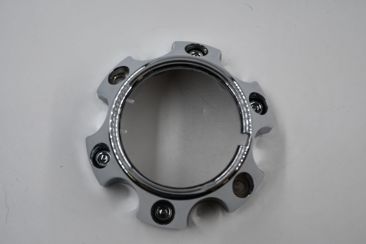 Vision Chrome Wheel Center Cap Hub Cap C392-6C 5.625" Vision 6 Lug Open End w/o ornament Logo