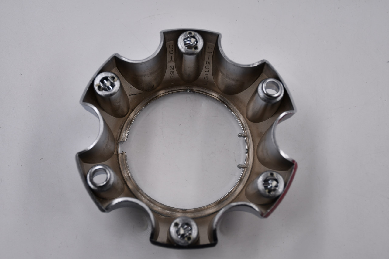Vision Chrome Wheel Center Cap Hub Cap C392-6C 5.625" Vision 6 Lug Open End w/o ornament Logo