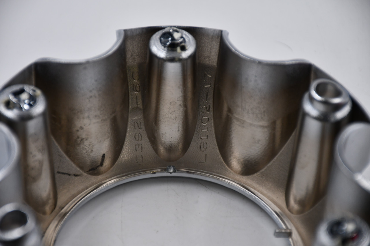 Vision Chrome Wheel Center Cap Hub Cap C392-6C 5.625" Vision 6 Lug Open End w/o ornament Logo