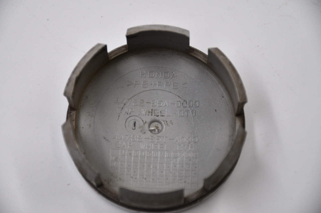 Honda Silver/Black Wheel Center Cap Hub Cap 44782-85A-0000 2.25" OEM Honda '07-'14