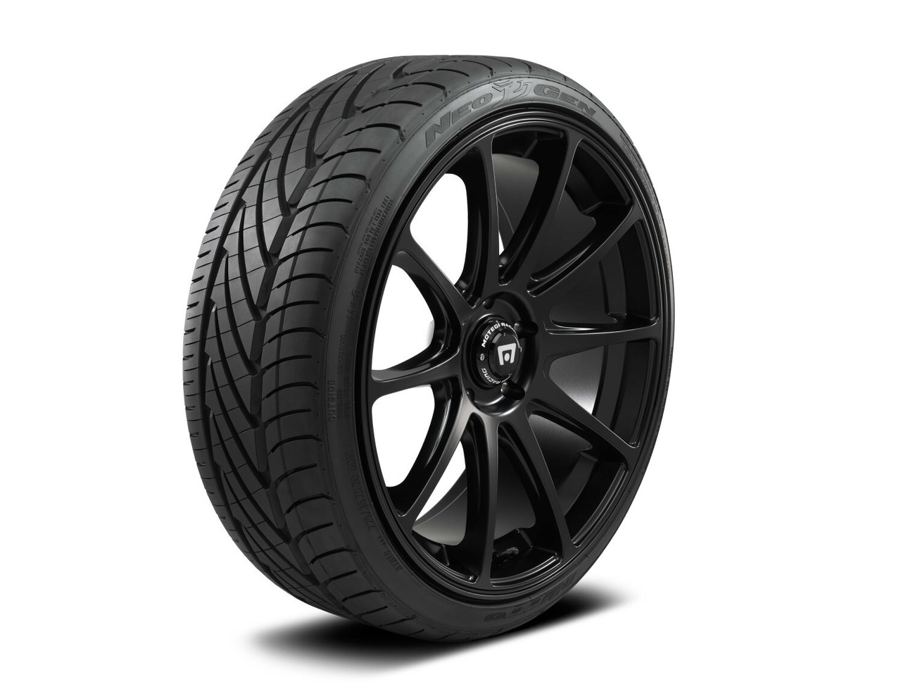 Nitto Neo Gen ultra high performance tires paired with aftermarket wheels for a clean custom car wheel and tire setup from A2i Wheel & Tire