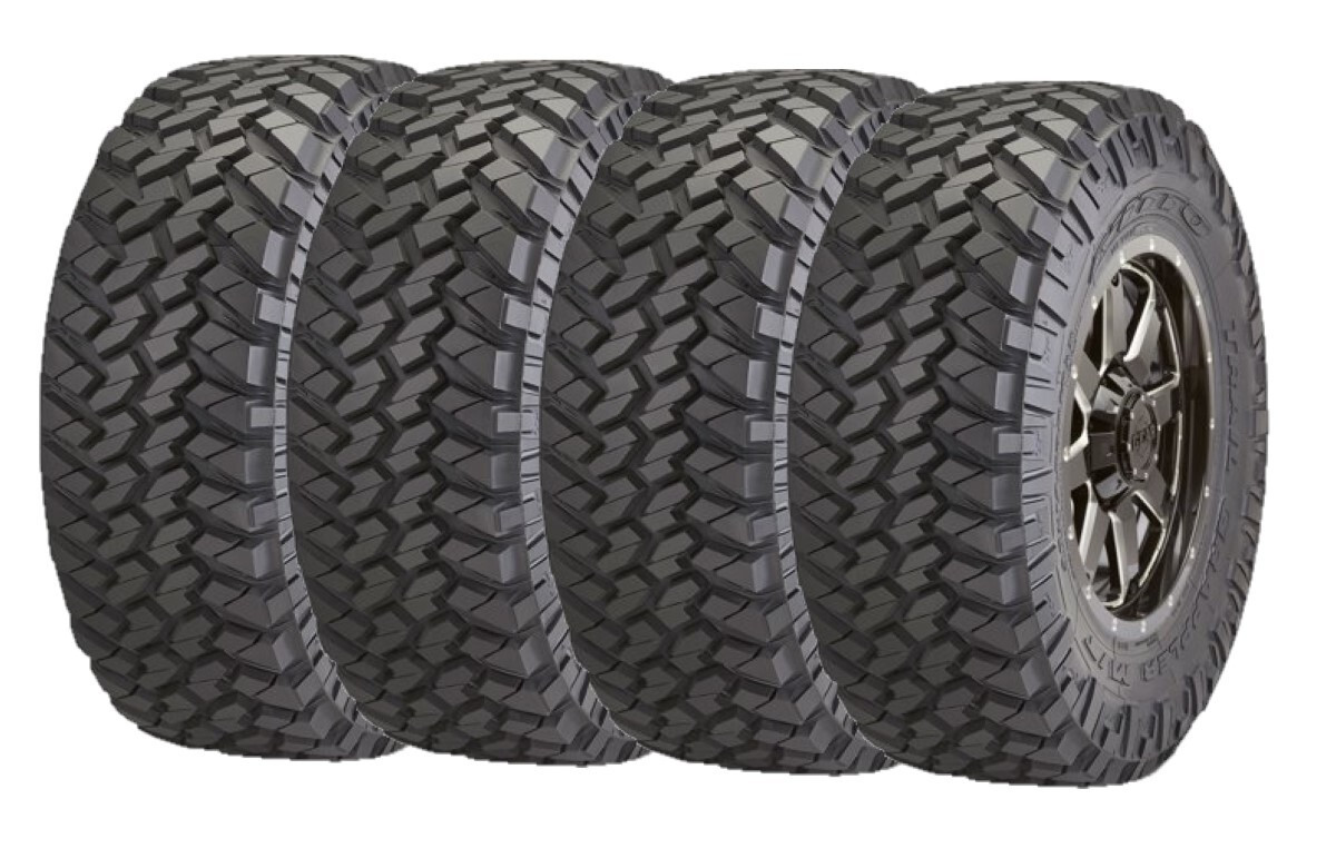 Set 4 38X13.50R17LT Nitto Trail Grappler M/T Tires Mud Terrain 121Q 37.76" 38135017 Light Truck Tires