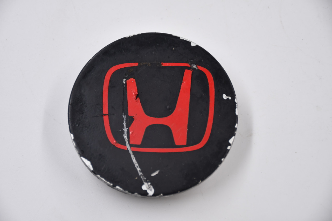 Honda Black/Red Logo Wheel Center Cap Hub Cap 44732-S9A-A000 2.75" Honda