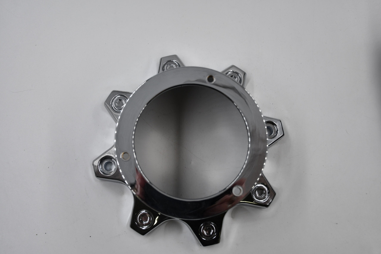 Vision Chrome Wheel Center Cap Hub Cap C394-8(CHR) 7" Vision Open End 8 Lug No Logo/Badge