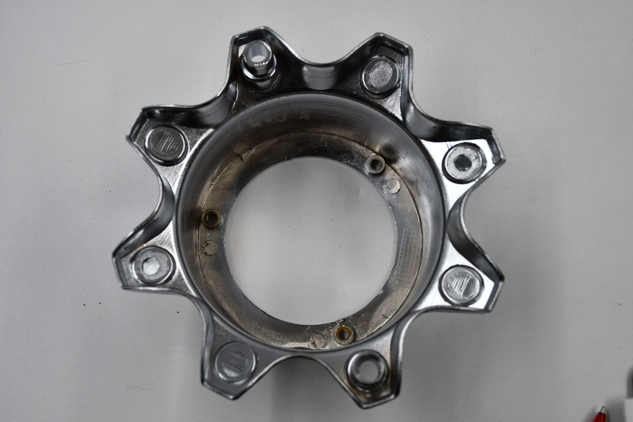 Vision Chrome Wheel Center Cap Hub Cap C394-8(CHR) 7" Vision Open End 8 Lug No Logo/Badge