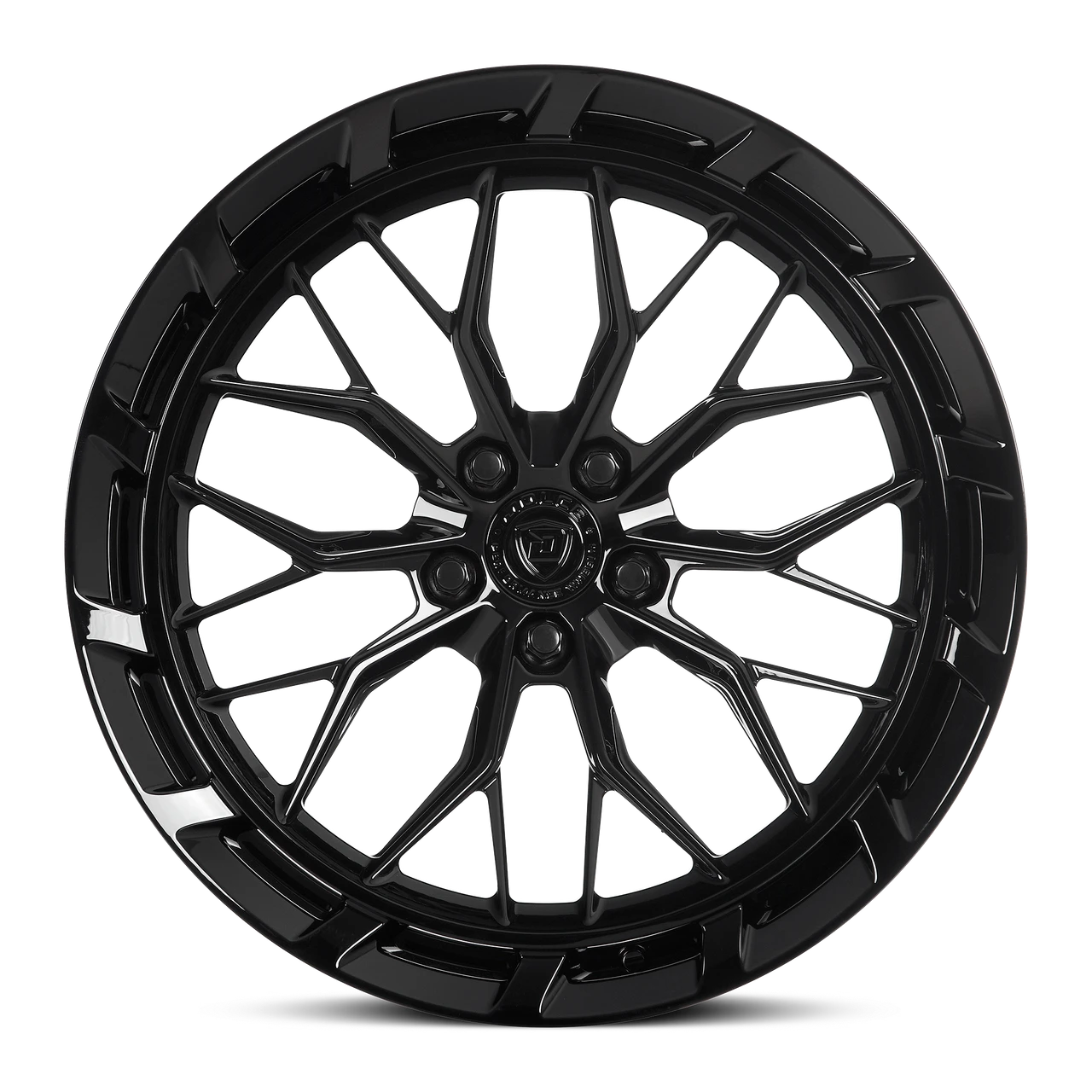 20" Dolce Performance Magari Gloss Black 20x10.5 Wheel 5x112 40mm Luxury Rim