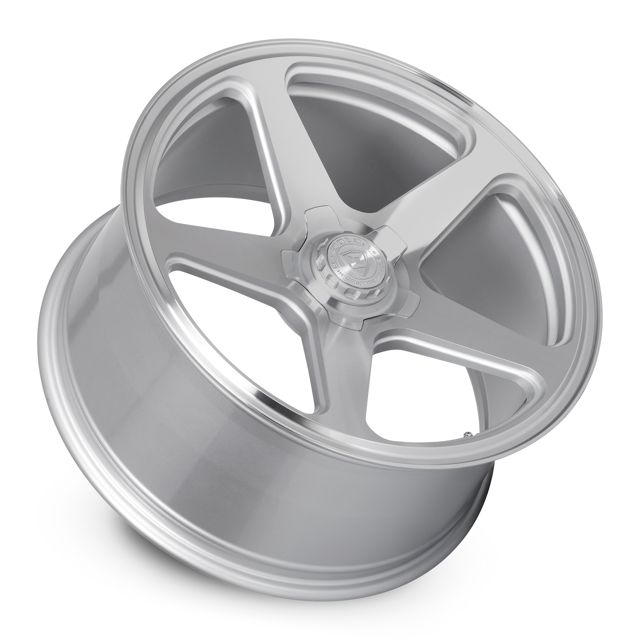 18" Dolce Performance Stella Gloss Silver Machined Face 18x8.5 5x4.5 35mm Wheel Luxury Rim