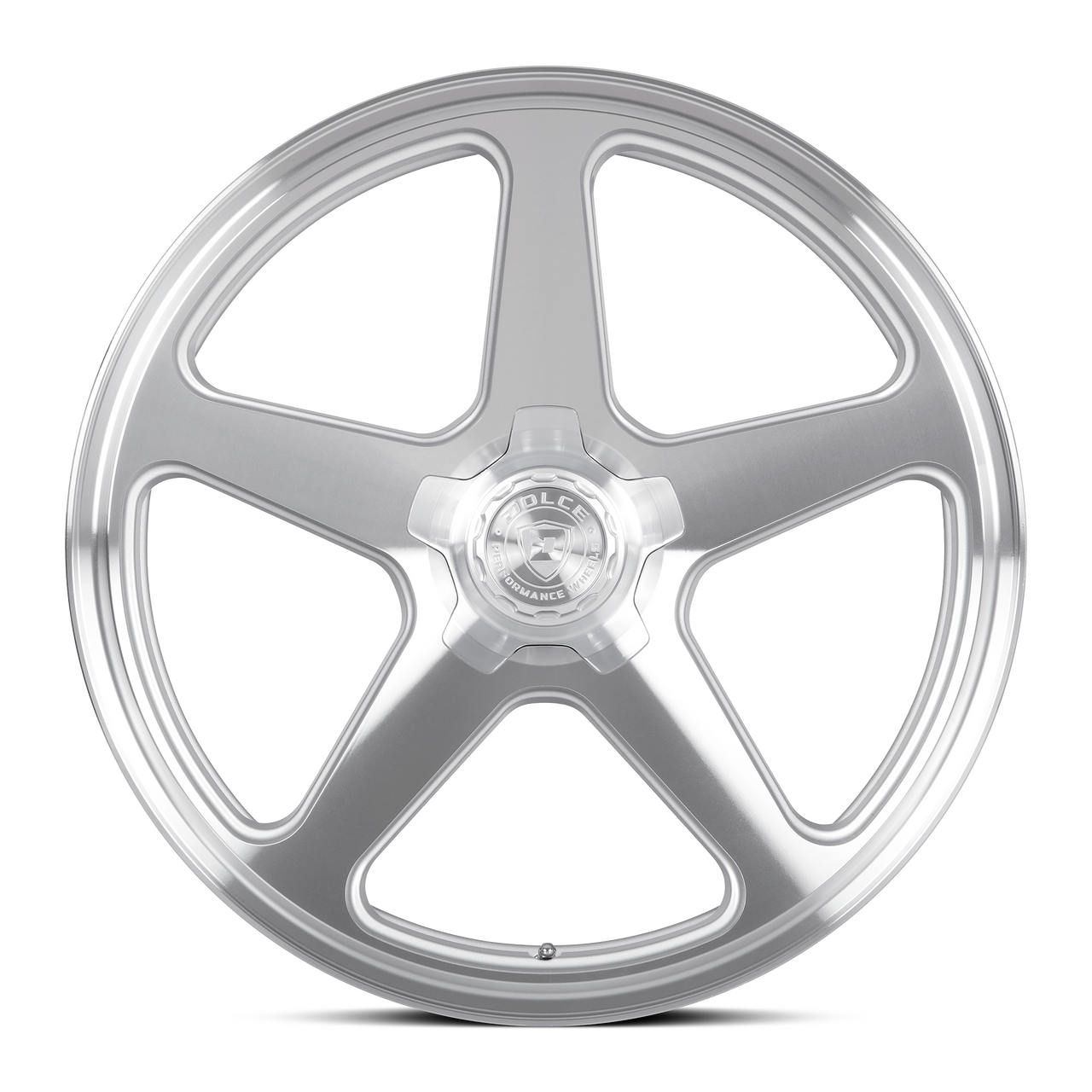 Set 4 19" Dolce Performance Stella Silver Machined Face 19x8.5 5x120 28mm Wheels Luxury Rims