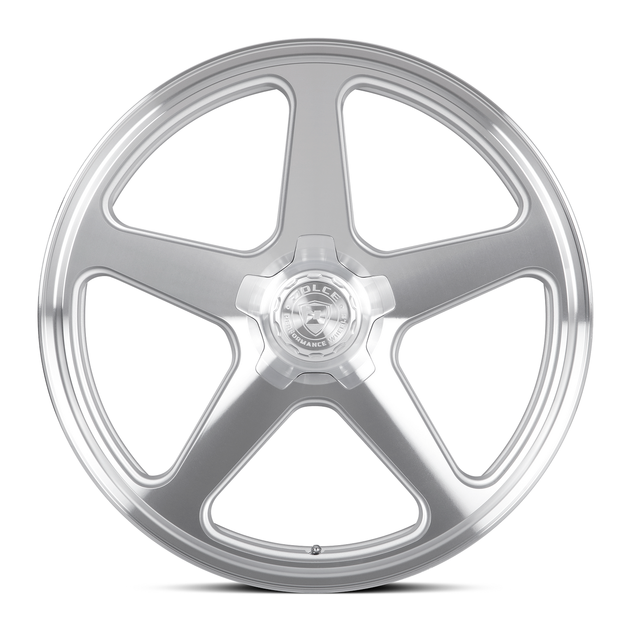 20" Dolce Performance Stella Gloss Silver Machined Face 20x10 5x120 40mm Wheel