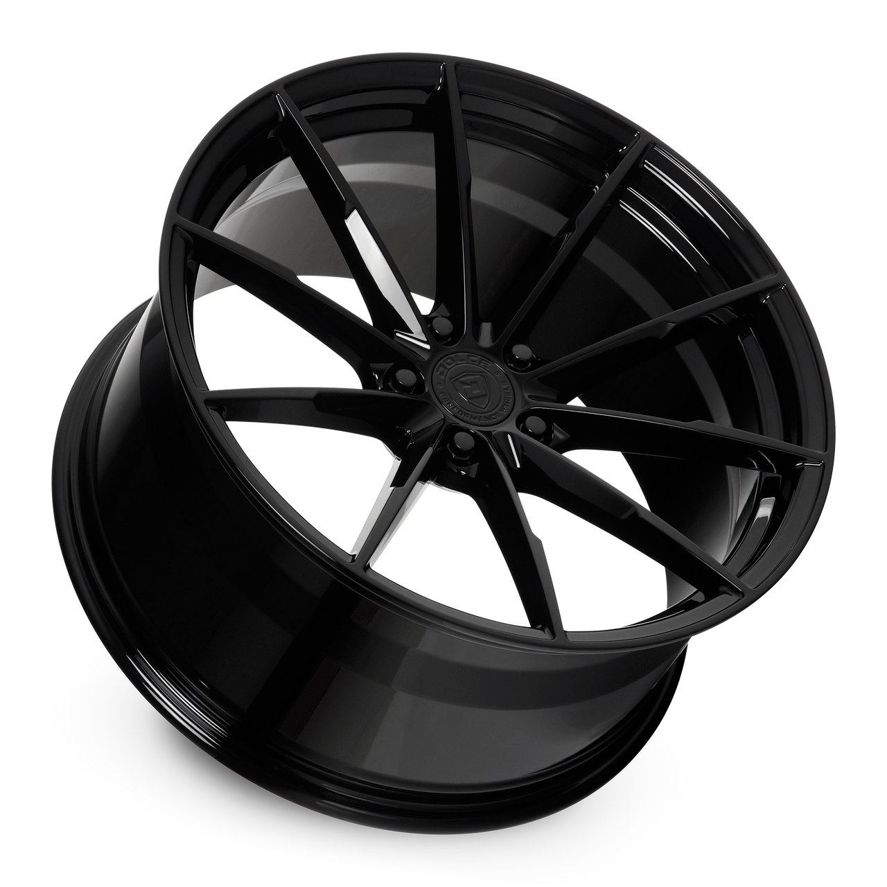 Set 4 20" Dolce Performance Veloce Gloss Black 20x8.5 Wheels 5x112 35mm Rims