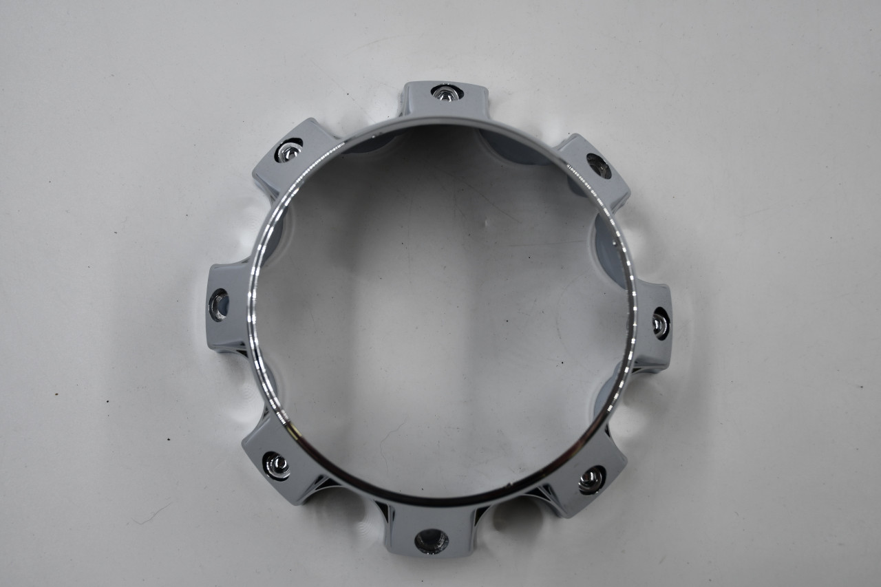 Chrome Wheel Center Cap Hub Cap HC-8101C 6.5" 8 Lug Open End No Logo