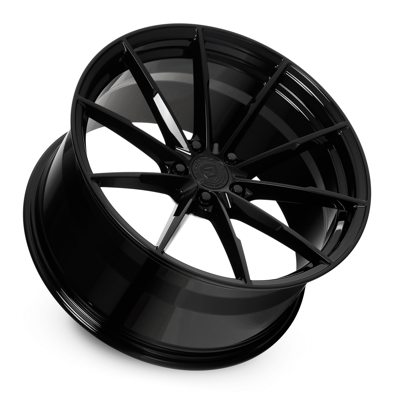 Set 4 19" Dolce Performance Veloce Gloss Black 19x9.5 Wheels 5x120 40mm Rims