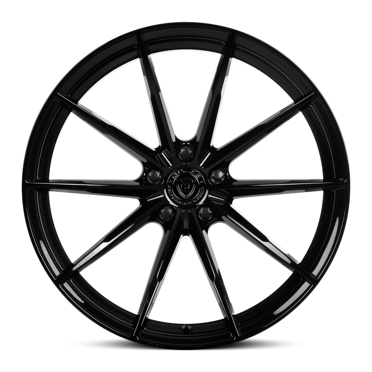 19" Dolce Performance Veloce Gloss Black 19x9.5 Wheel 5x112 40mm Performance Rim
