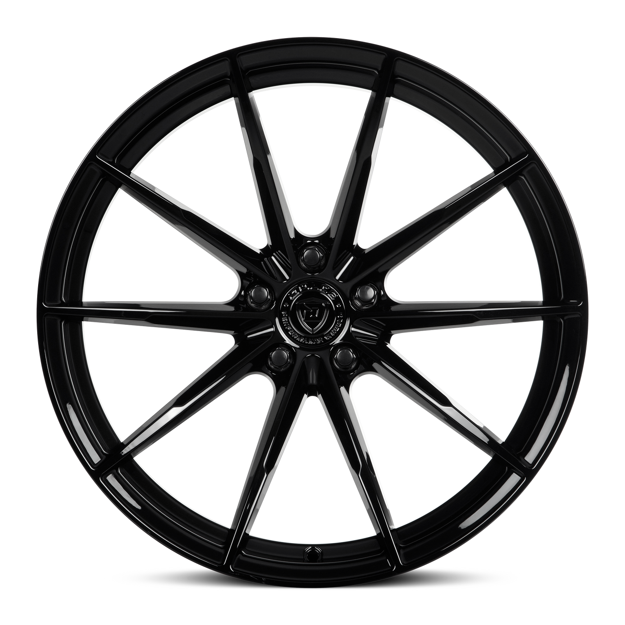 19" Dolce Performance Veloce Gloss Black 19x8.5 Wheel 5x4.5 (5x114.3) 35mm Rim