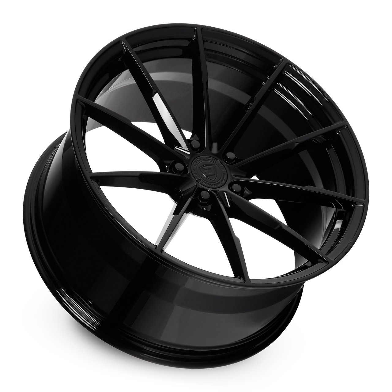 18" Dolce Performance Veloce Gloss Black 18x8.5 Wheel 5x4.5 (5x114.3) 35mm Rim