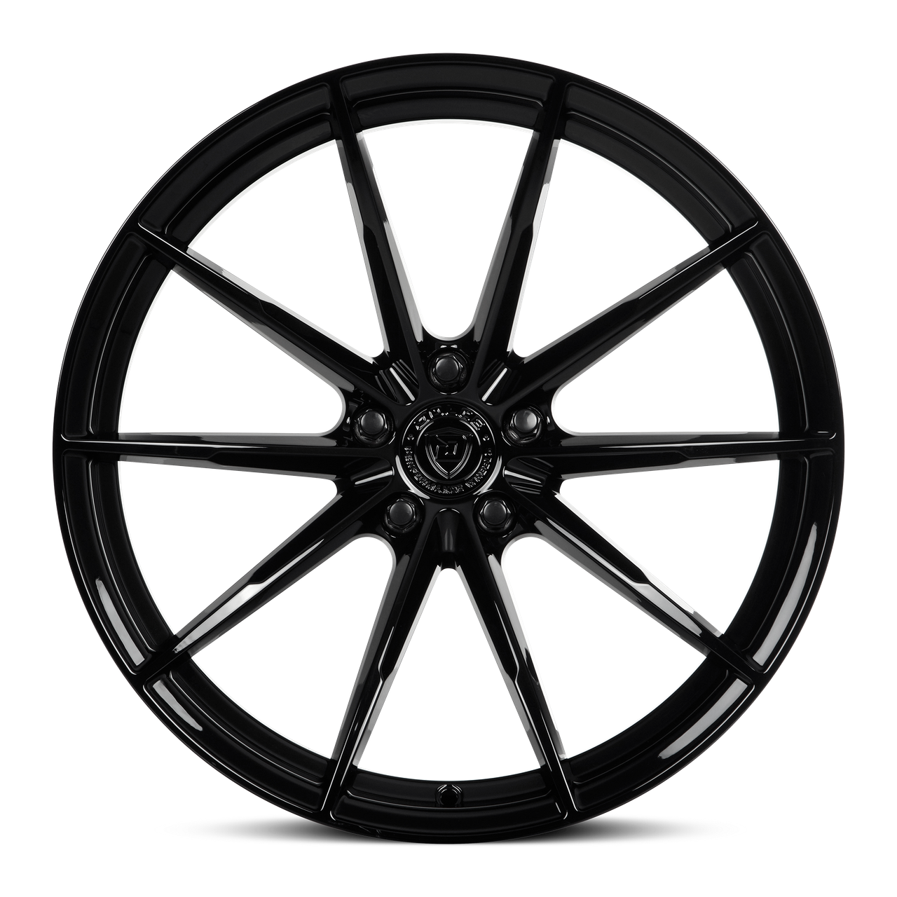 Set 4 20" Dolce Performance Veloce Gloss Black 20x10 Wheels 5x120 40mm Rims