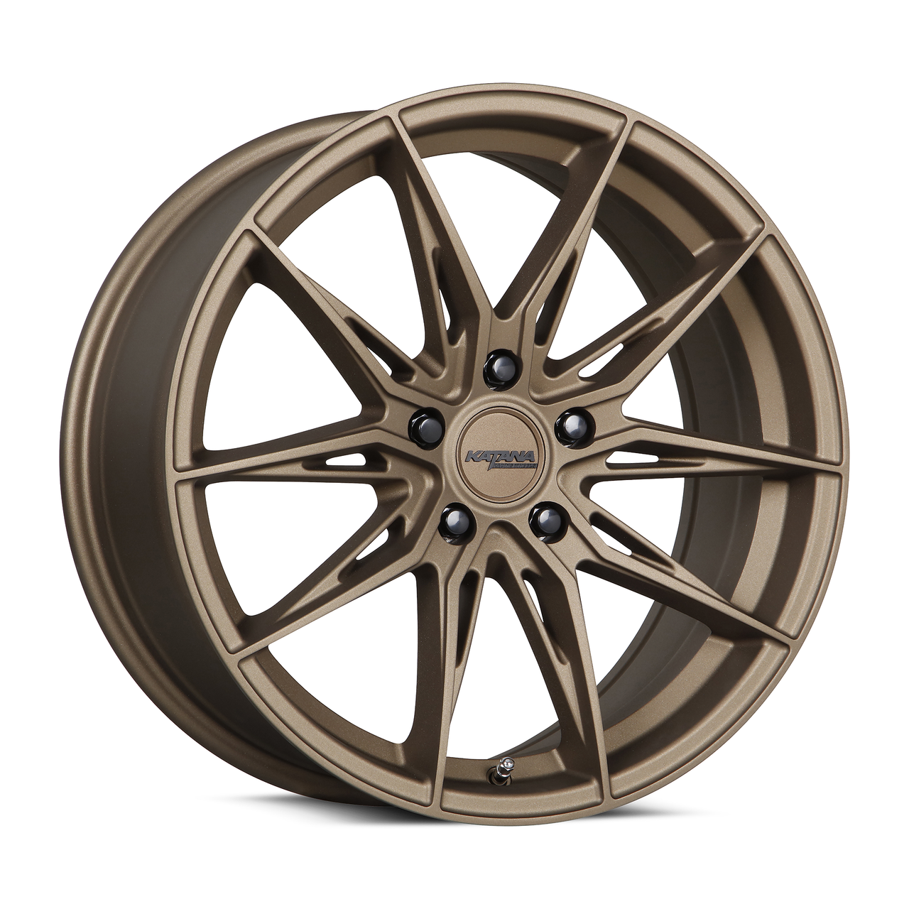 Set 4 20" Katana Racing KR10 Matte Bronze Wheels 20x8.5 5x4.5 (5x114.3) 40mm Rim Tuner Street Track Wheels