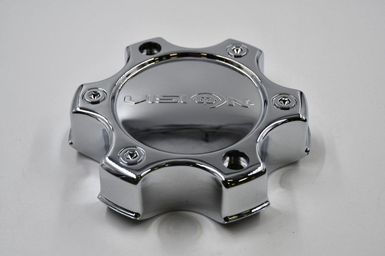 Vision 326 Raptor Chrome Wheel Center Cap Hub Cap C326-6CV 5.625" Vision 6 Lug