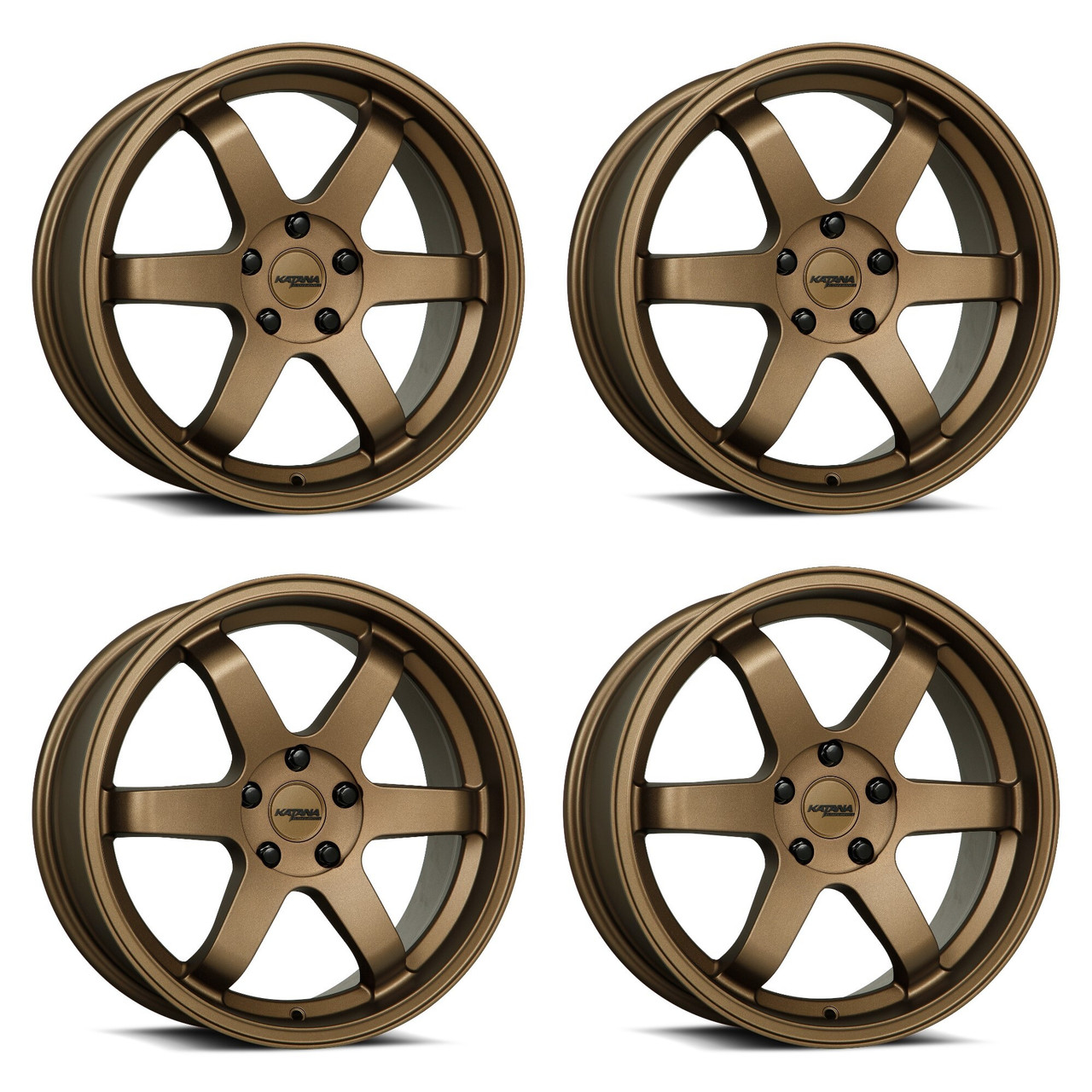 Katana Racing KR08 18x8.0 Matte Bronze Wheels | 5x120 Truck Wheels