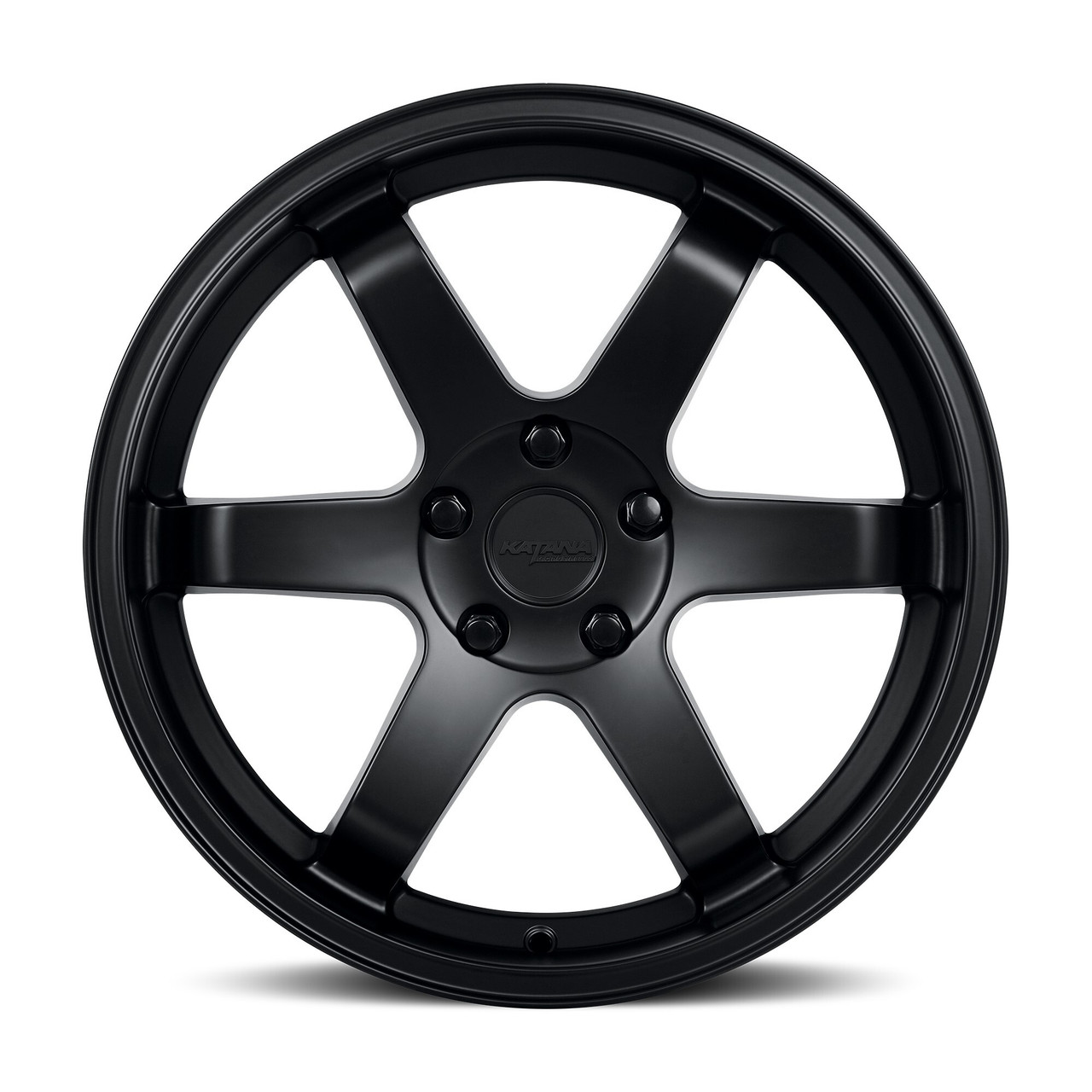 18" Katana Racing KR08 Matte Black Wheel 18x8 5x4.25 40mm Sports Racing Rim