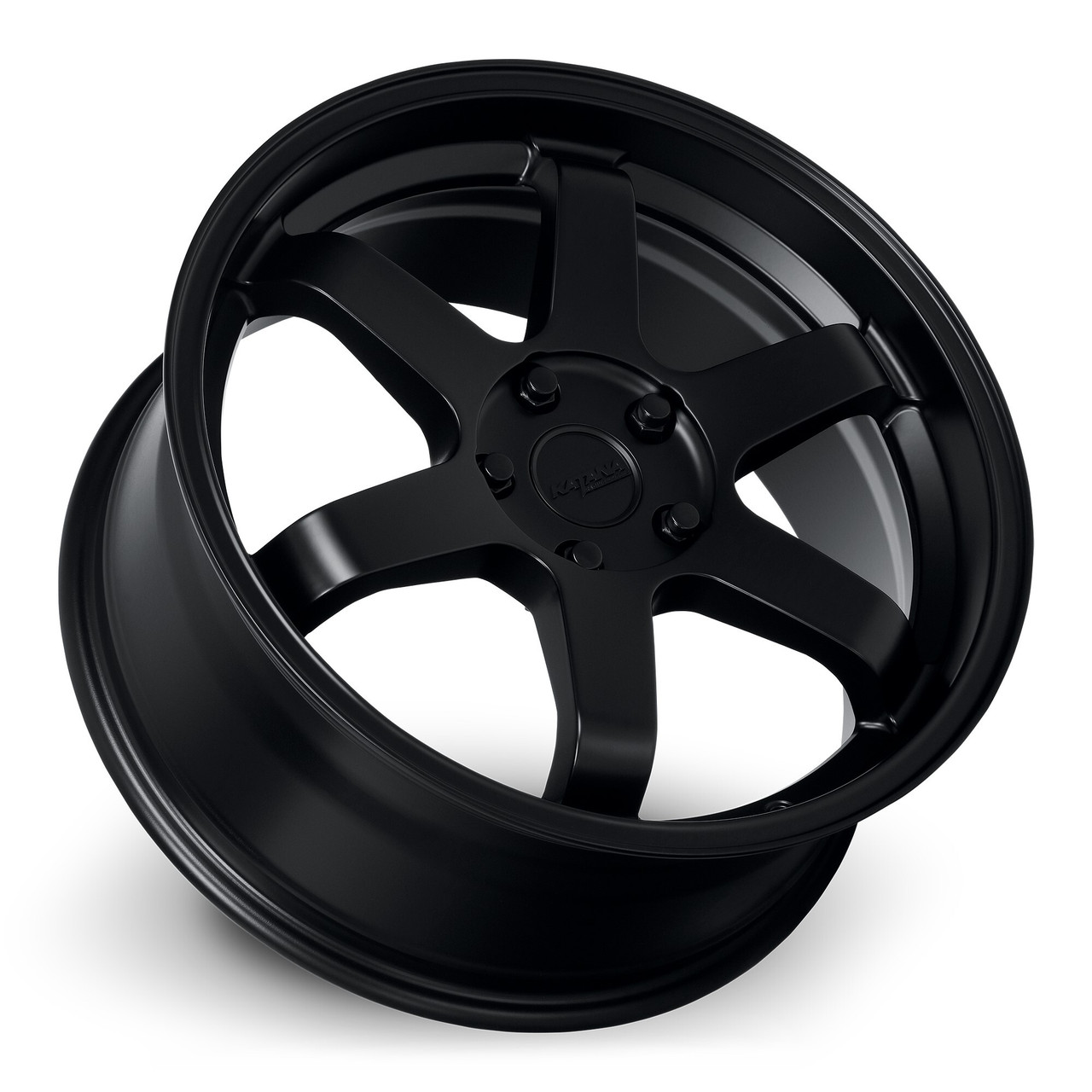 18" Katana Racing KR08 Matte Black Wheel 18x8 5x4.25 40mm Sports Racing Rim