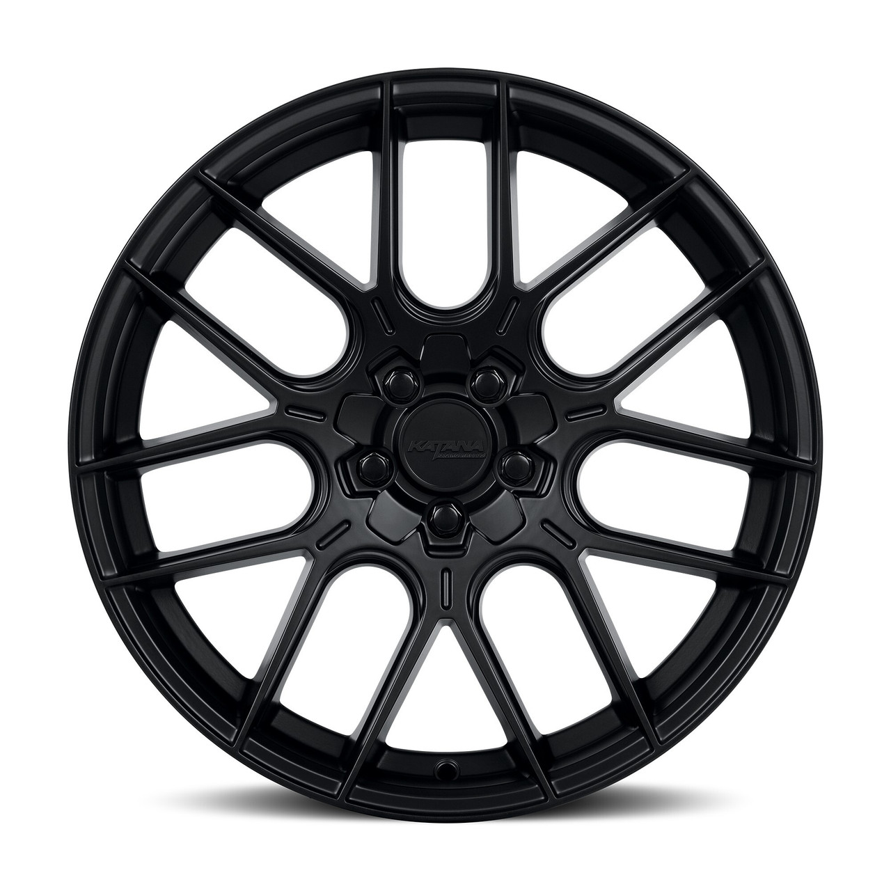 Set 4 20" Katana Racing KR04 20x8.5 5x120 5mmx114.3 40mm Matte Black Wheels