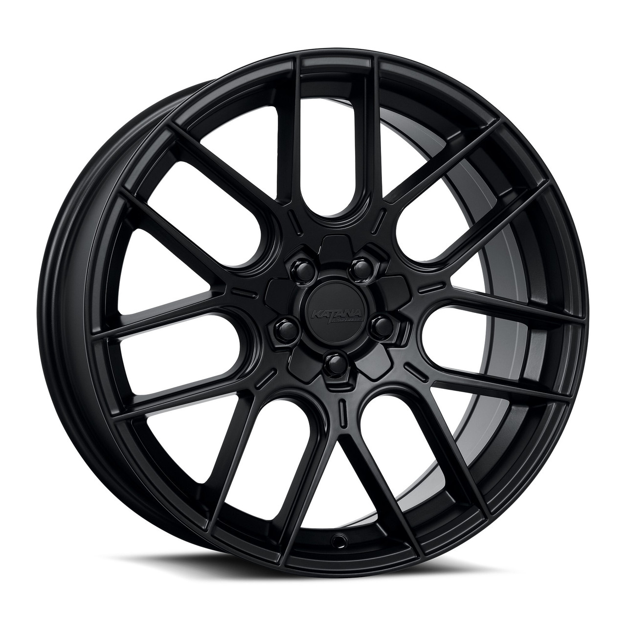 Set 4 20" Katana Racing KR04 Matte Black Wheels 20x8.5 5x110 5x114.3 40mm Rims