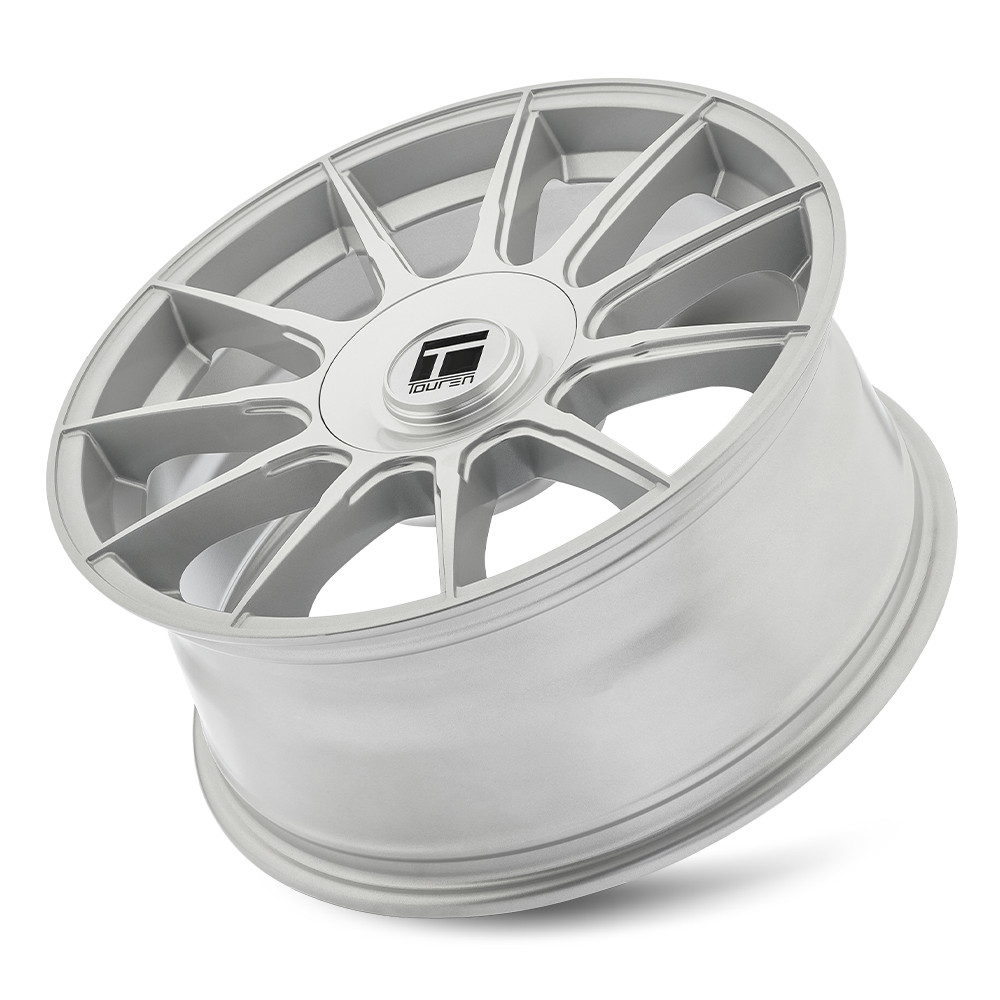Set 4 18" Touren 3281 Gloss Silver Wheels 18x8 5x4.25 (5x108) 5x115 38mm Rims