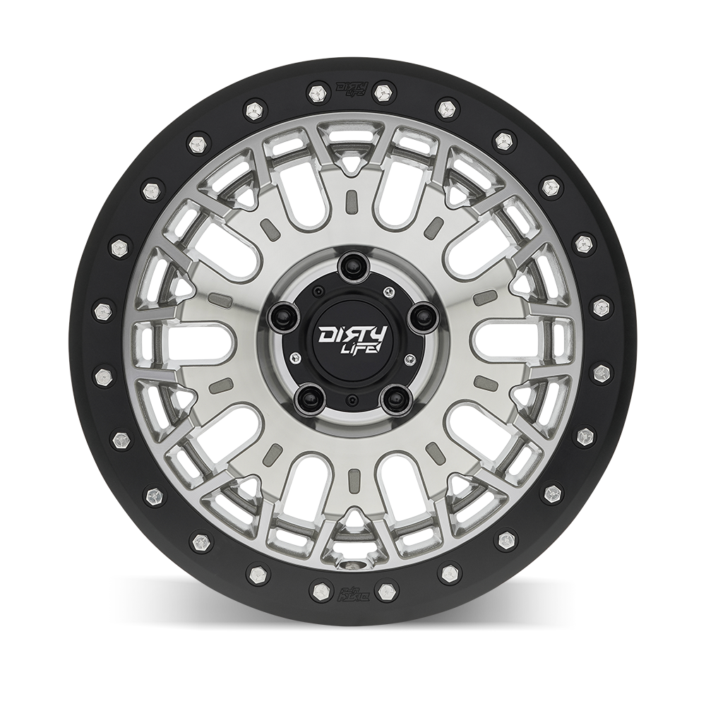 17" Dirty Life DT-3 Machined 17x9 6x5.5 -12mm For Chevy GMC Ram Cadillac Wheel