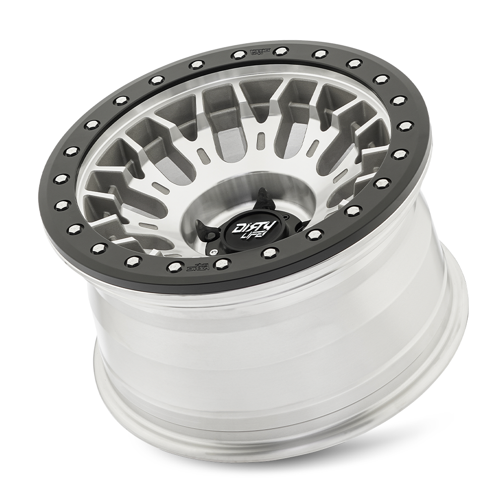 Set 4 17" Dirty Life DT-3 Machined 17x9 Wheels 5x5 -12mm Offroad Truck Rims