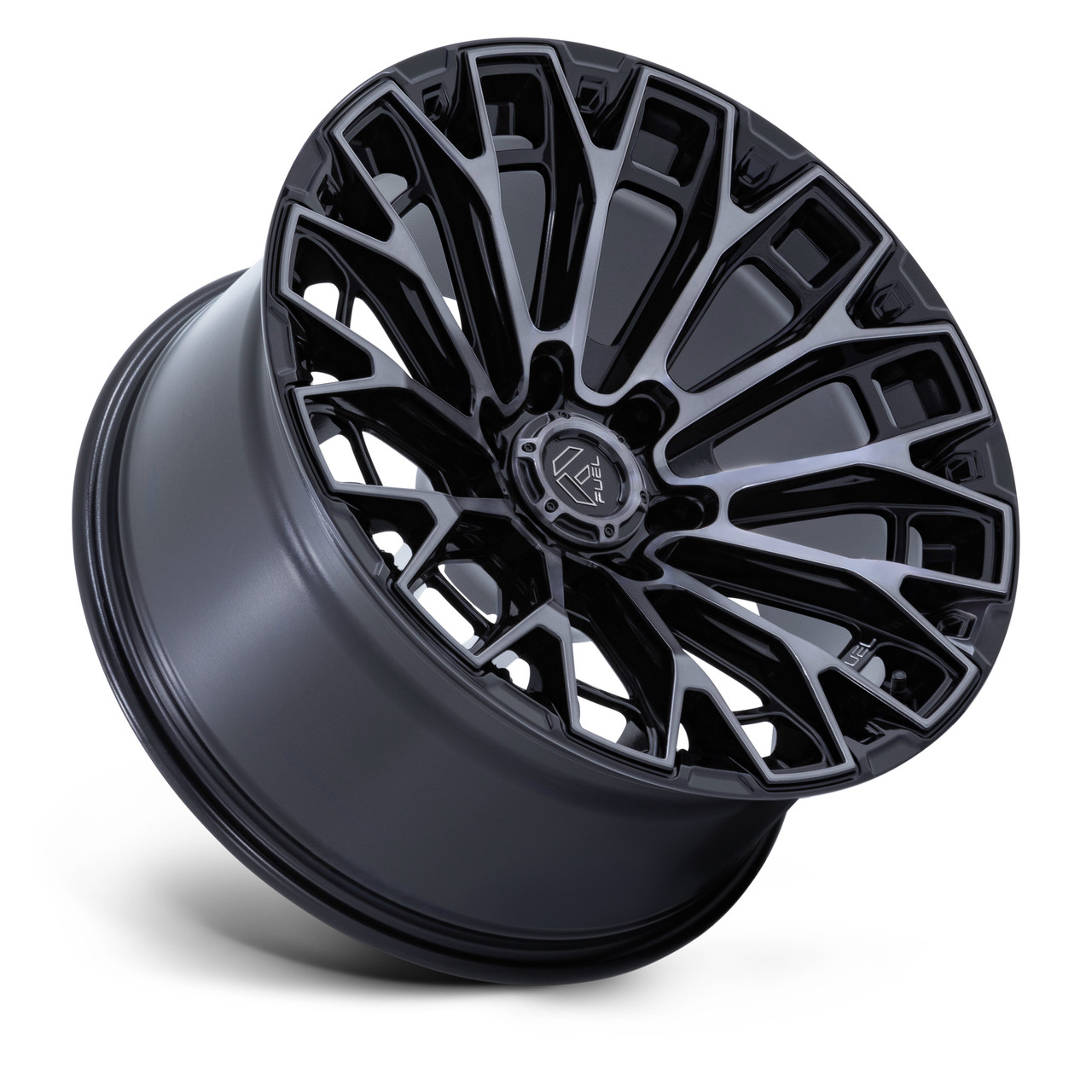20" Fuel FC882 Trax Gloss Black Machined Face DTCC 20x9 Wheel 6x135 20mm SUV Rim