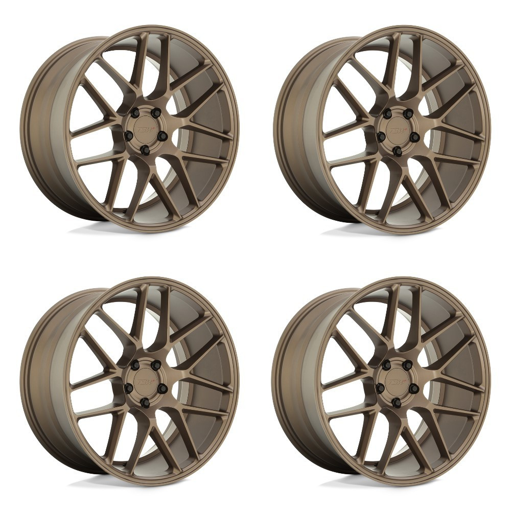 Set 4 TSW Tamburello 20x10 5x4.5 Matte Bronze Wheels 20" 25mm Rims