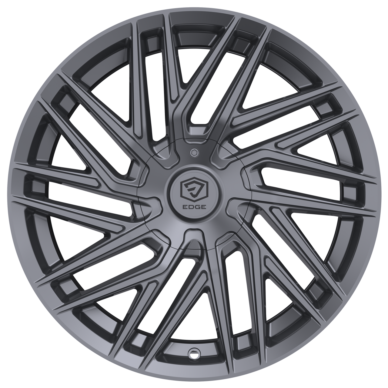 Set 4 18" Edge Street 355A Anthracite Wheels 18x8 5x4.5 (5x114.3) 5x120 40mm Rim