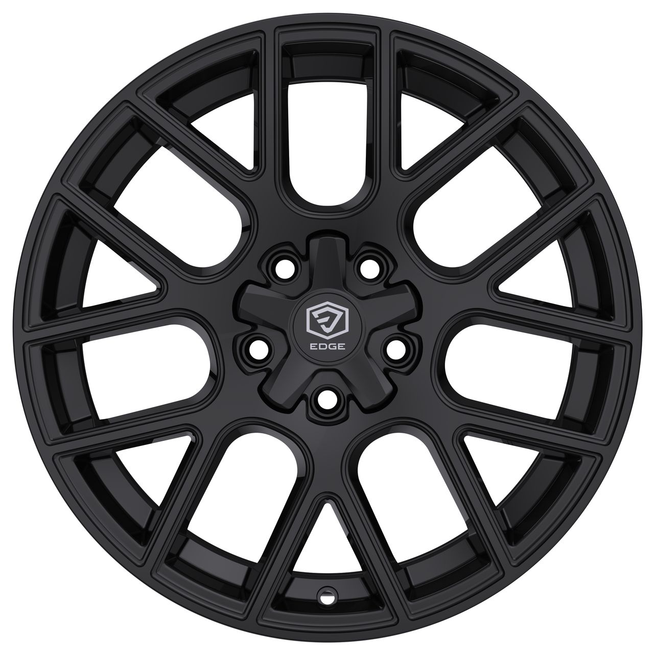 18" Edge Street 356B Gloss Black Wheel 18x8 5x4.5 (5x114.3) 5x120 40mm Rim