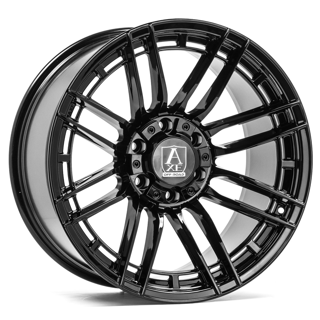 Set 4 24" Axe Off-Road Thanos Gloss Black 24x12 Wheels 8x180 -44mm Truck Rims