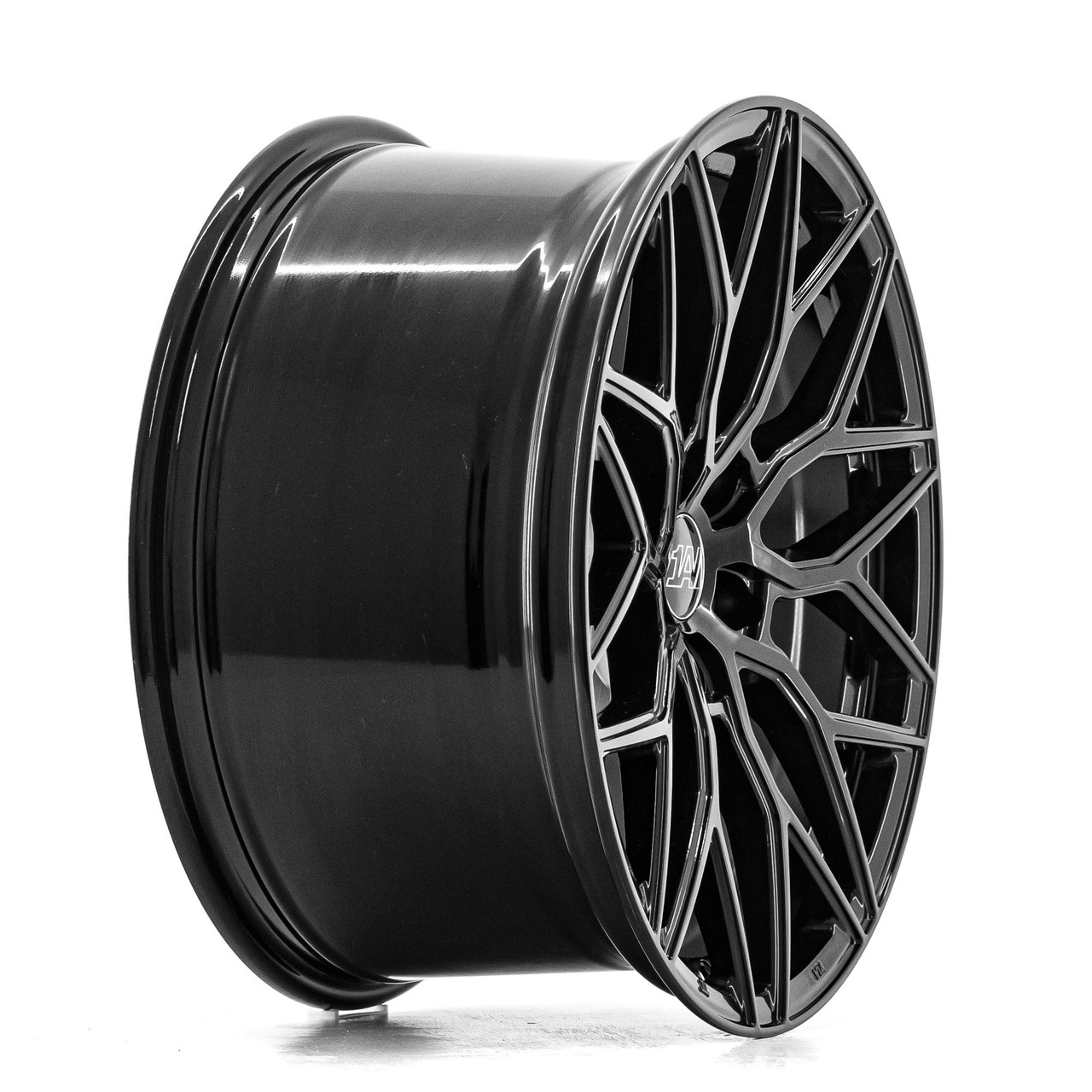 Set 4 19" Axe 1AV ZX12 Gloss Black 19x8.5 Wheels 5x115 40mm Luxury Rims
