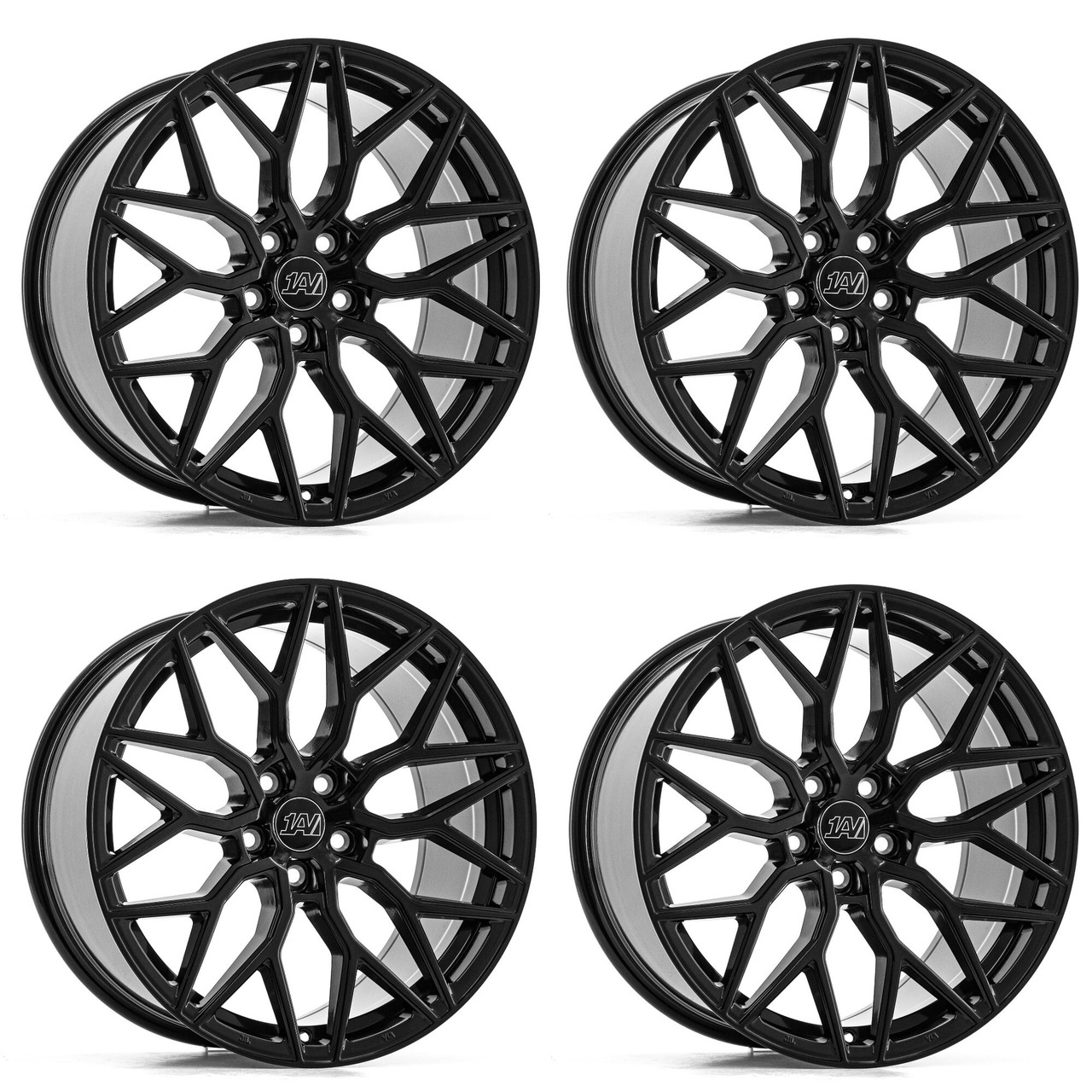 Axe ZX12 Wheels 19.0x8.5 5x110 Gloss Black A2i Wheel and Tire