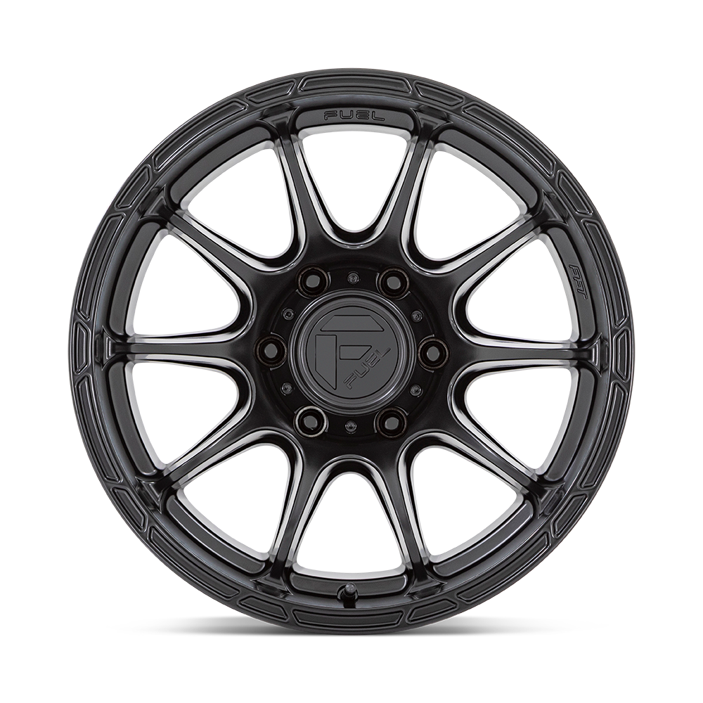 Set 4 Fuel D791 Variant 17x9 5x5 Matte Black Wheels 17" -12mm Rims
