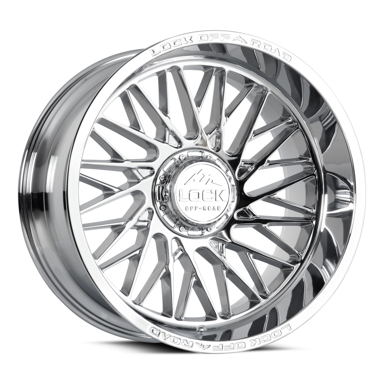 Set 4 22" Lock X-Treme Bandit Chrome 22x12 Wheels 6x135 6x5.5 -44mm Truck Rims