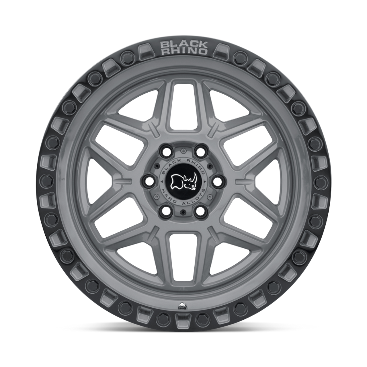 Set 4 Black Rhino Kelso 20x9 5x5.5 Battleship Gray W/ Black Ring Wheels 20" 0mm