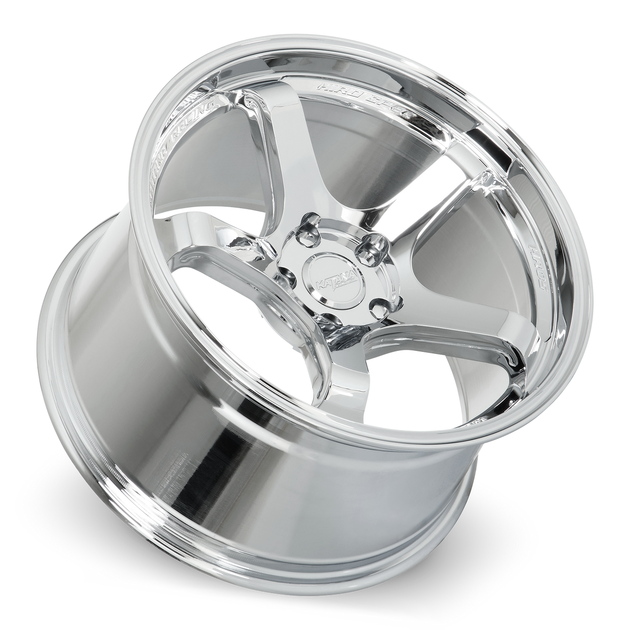 Set 4 18" Katana Racing HR05 Chrome Wheels 18x10.5 5x120 22mm Racing Rims