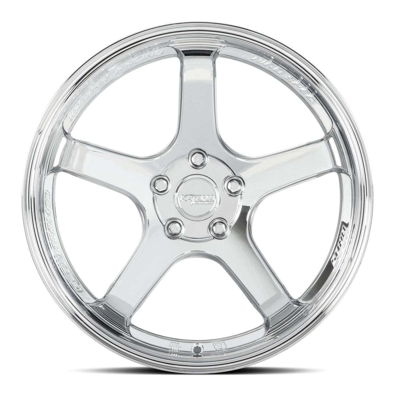 18" Katana Racing HR05 Chrome Wheel 18x9.5 5x4.5 (5x114.3) 38mm Hiro Spec Rim
